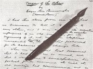Handwritten manuscript of Tarzan of the Apes by Edgar Rice Burroughs